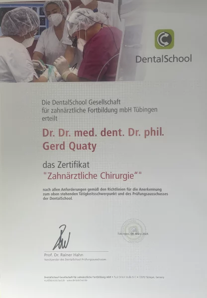 Zahnärztliche Chirurgie